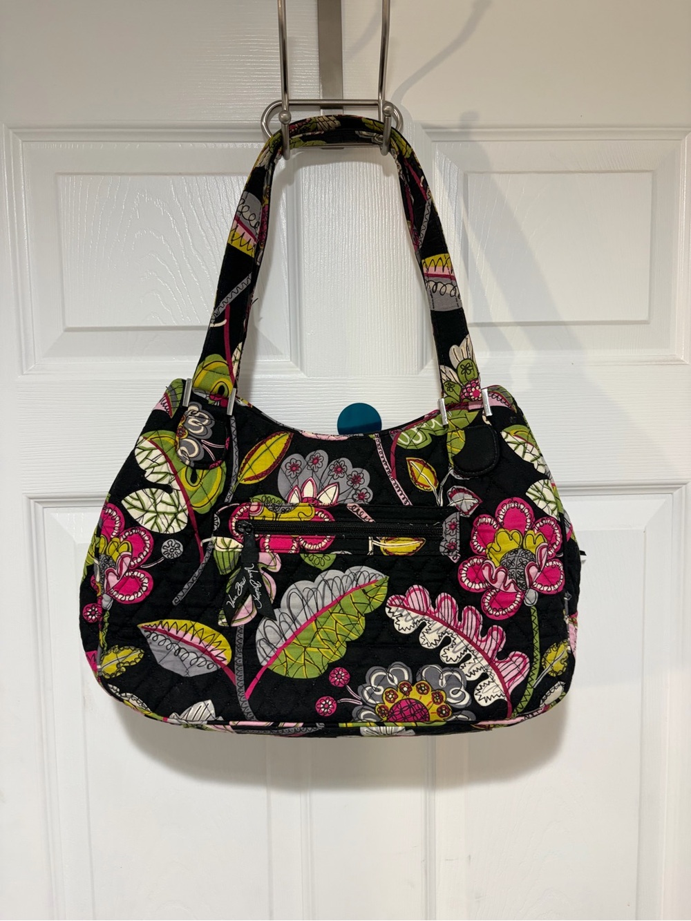 VERA BRADLEY Quilted Emily Satchel Bag in Retired Moon Blooms